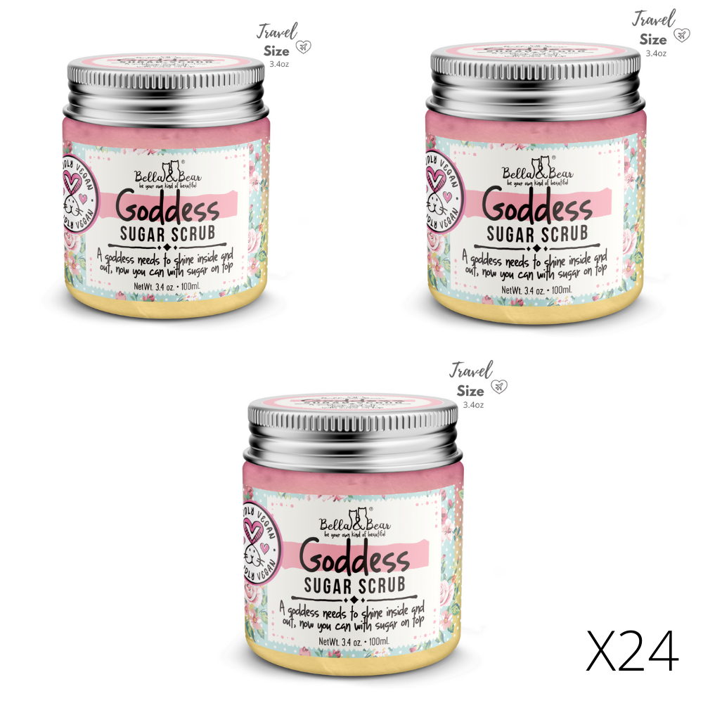 Goddess Sugar Scrub, Body Scrub Mini | Gift | Travel Size